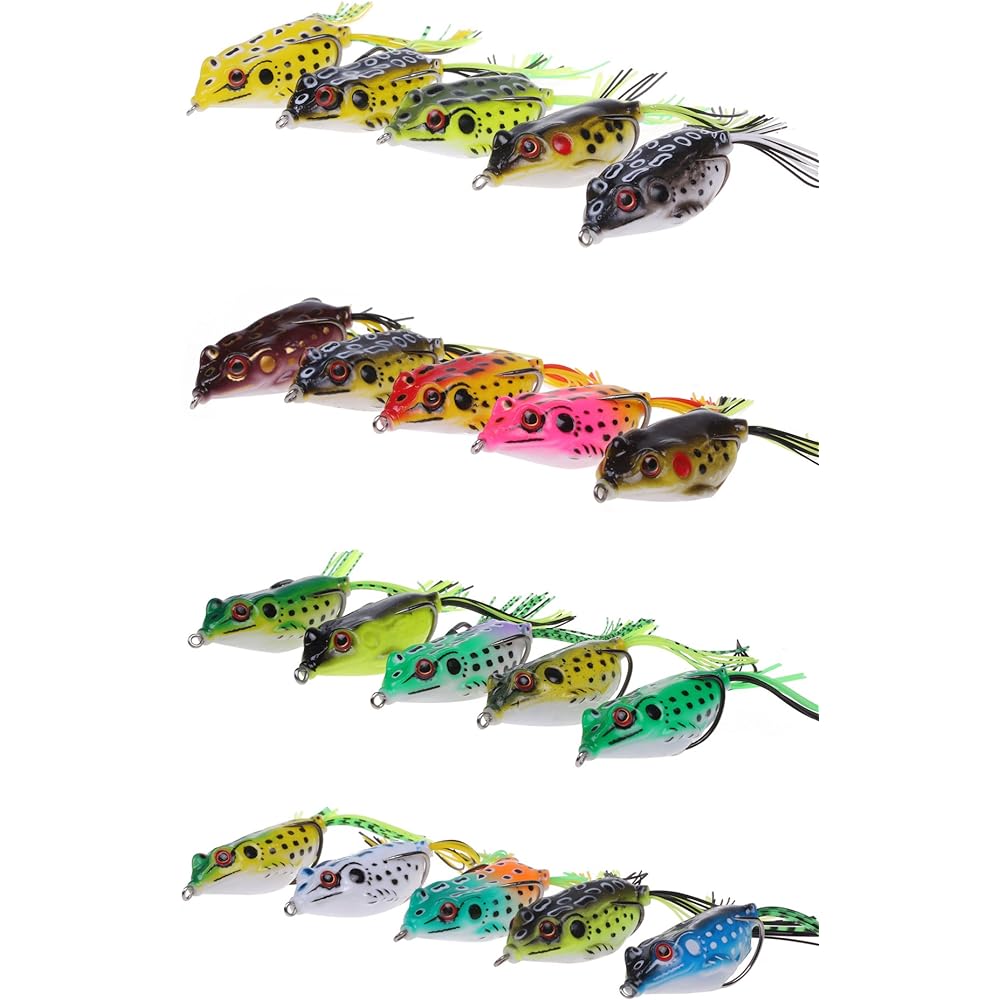 Umineko (UMiNEKO) UMINEKO Snakehead Frog Set Skirt Blade Multi Case Included Standard Type Compatible with All Situations Lure Set Snakehead Catfish