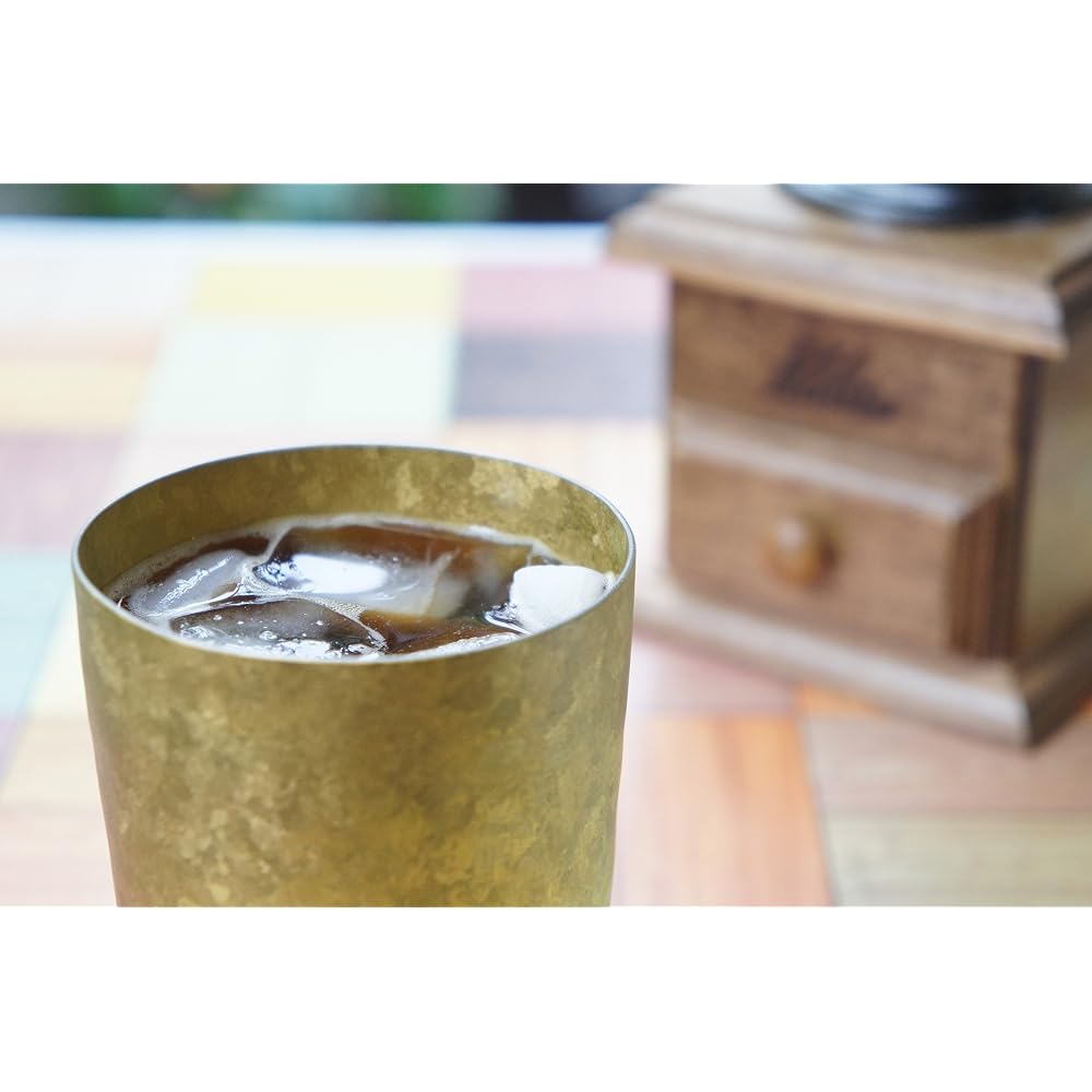 HORIE Made in Tsubame, Niigata Prefecture Titanium Double Tumbler Kiln Creation PREMIUM 350cc Premium Gold T08KM350PG