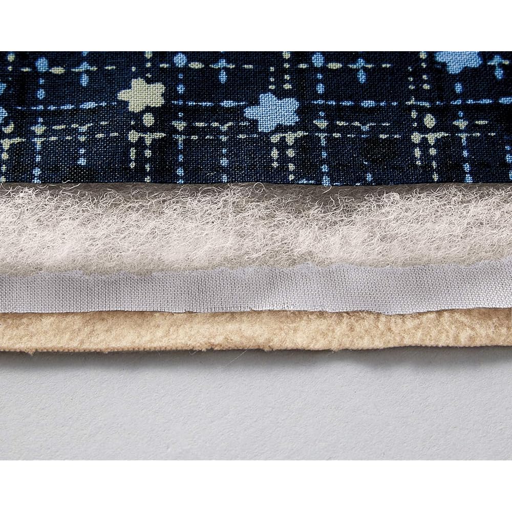 seiei [Moisture Absorption Heat Generating Warm Kappougi] Kappogi Apron Hanten with Aluminum Sheet (Navy Blue, M-L)