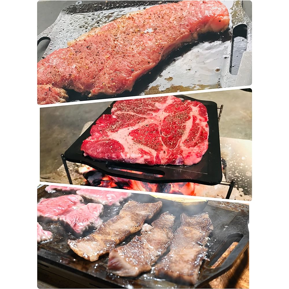 F&C Black Iron Plate Pico Grill Type Handle Case Included Plate Thickness 4.5mm 258×195 TS-258