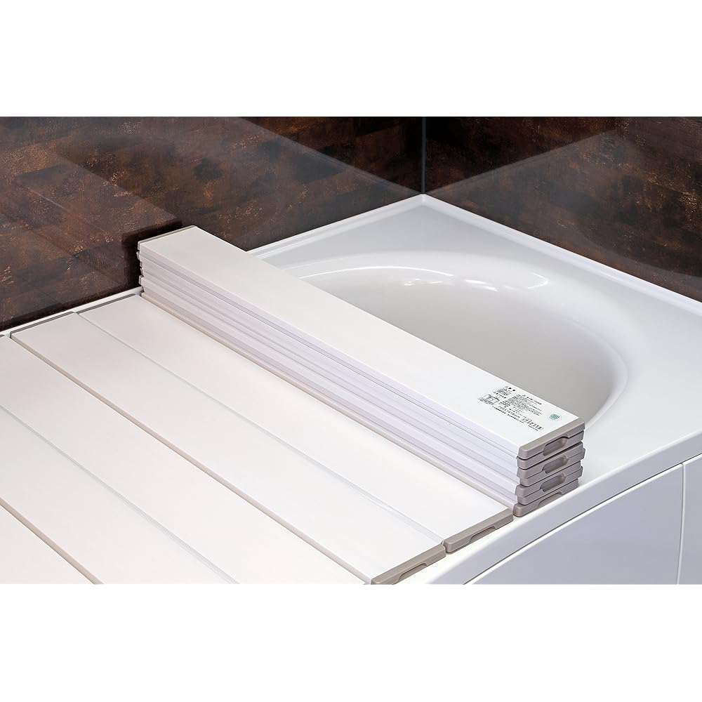 Mie Sangyo Bath Lid Folding 750 x 1620mm Ivory Slim Plus L16