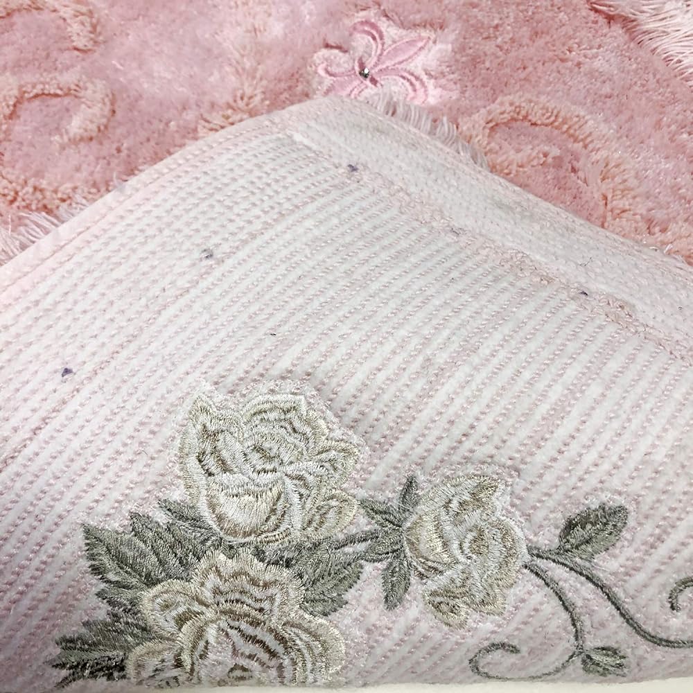 Senko NYNAS Arabesque Rose Bath Mat Approx. 55 x 85 cm Pink 35930