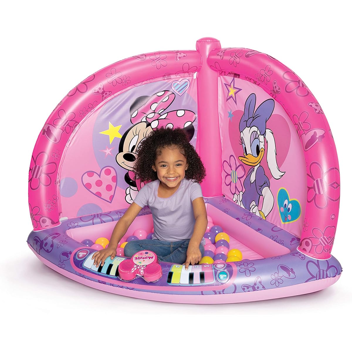 Minnie Mouse Kids Ball Pit with 50 Balls and Music Function