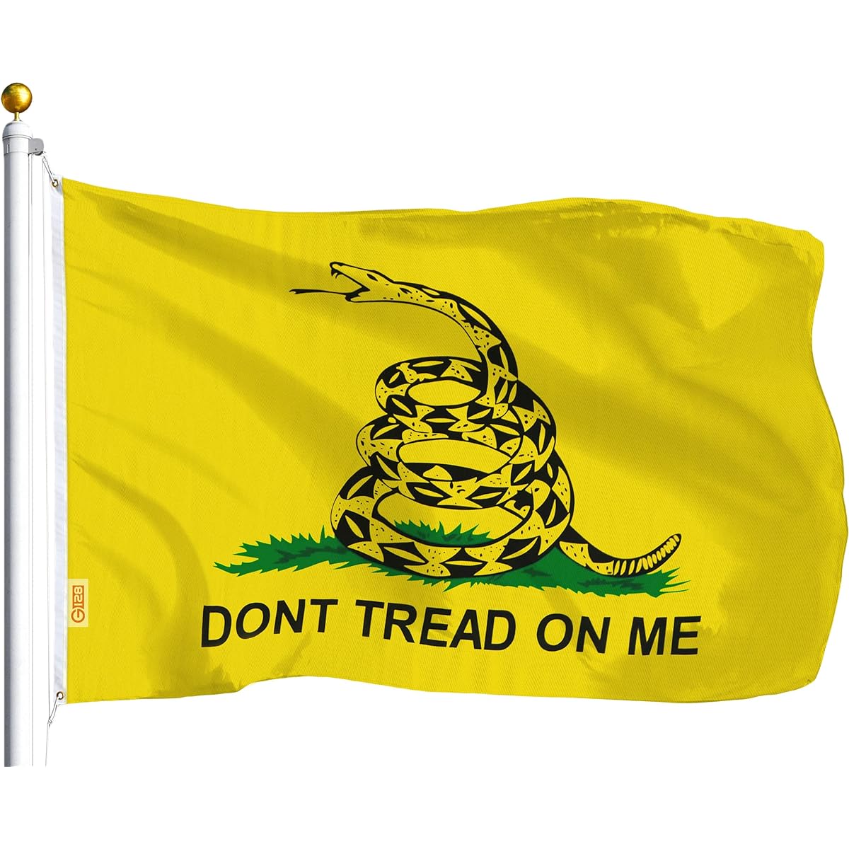 G128 Combo Pack: American Flag 3x5ft 75D Stars and Gadsden Flag 3x5ft 75D Print