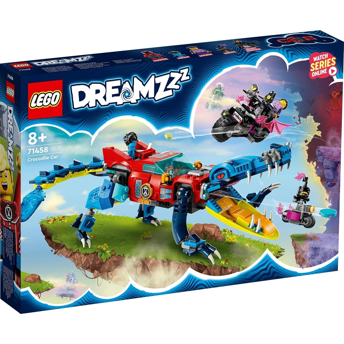 LEGO Dreams Crocodile Vehicle 71458 Toy Blocks Gift Fantasy Adventure Boys Girls Ages 8 and up