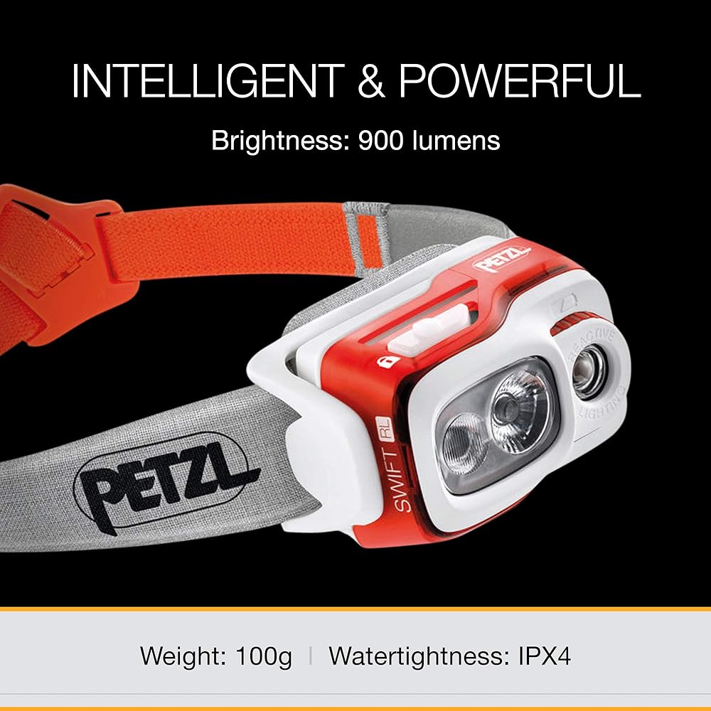 PETZL E095BA Swift RL 900 Lumens [Genuine Japanese Product]