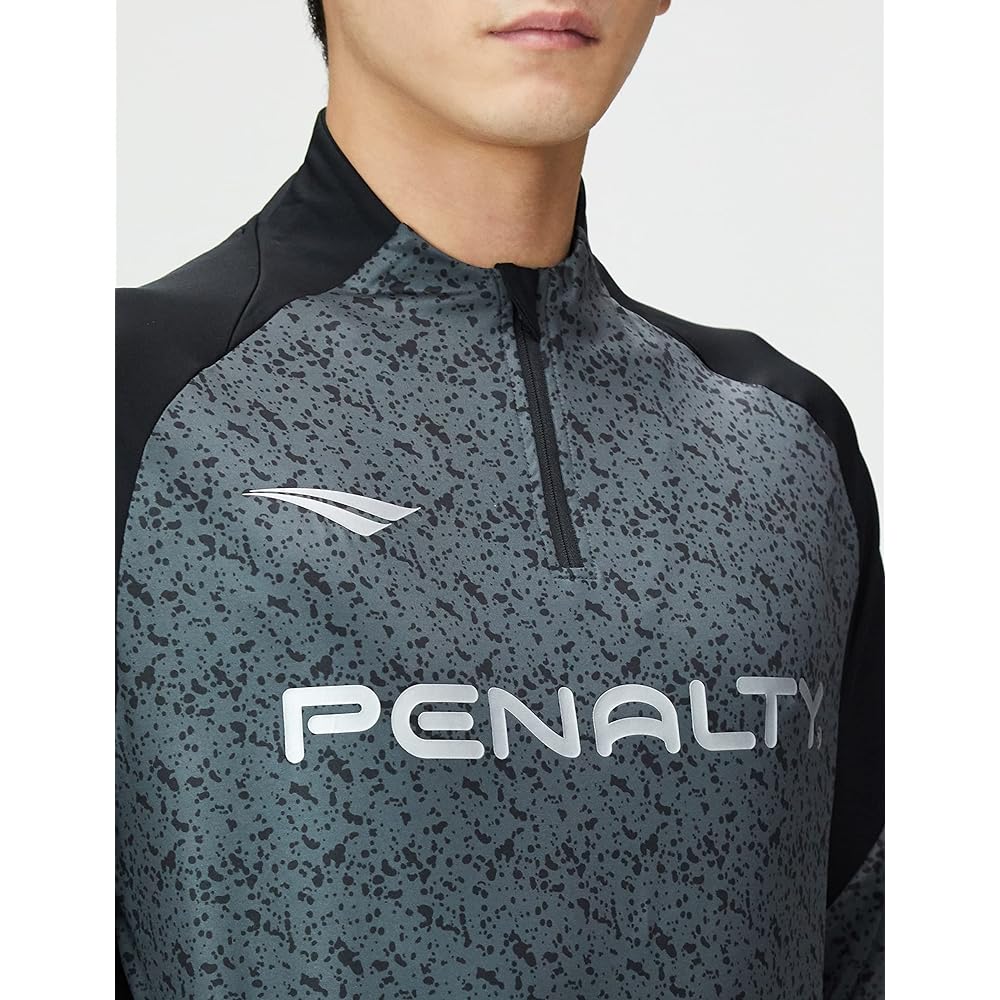 [Penalty] Long Sleeve Shirt Soccer Futsal PRO Brushed Lining Half Zip Top PU2017 Men's