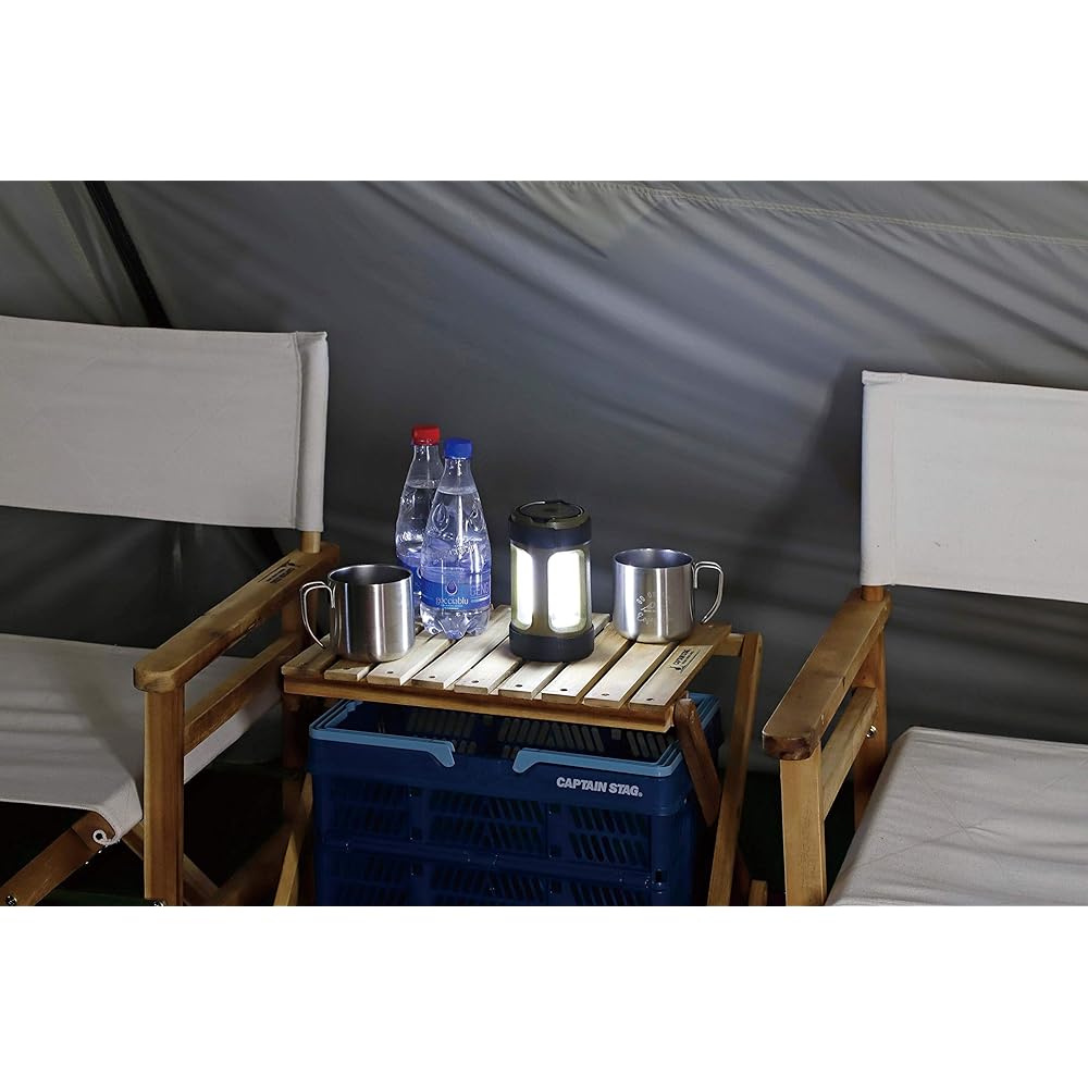 CAPTAIN STAG Lantern Light CS COB Lantern Mini 4-level adjustment [Brightness 200 lumens/Continuous lighting approximately 4 hours (High)/Continuous lighting approximately 100 hours (Night light)] UK-4064/UK-4065