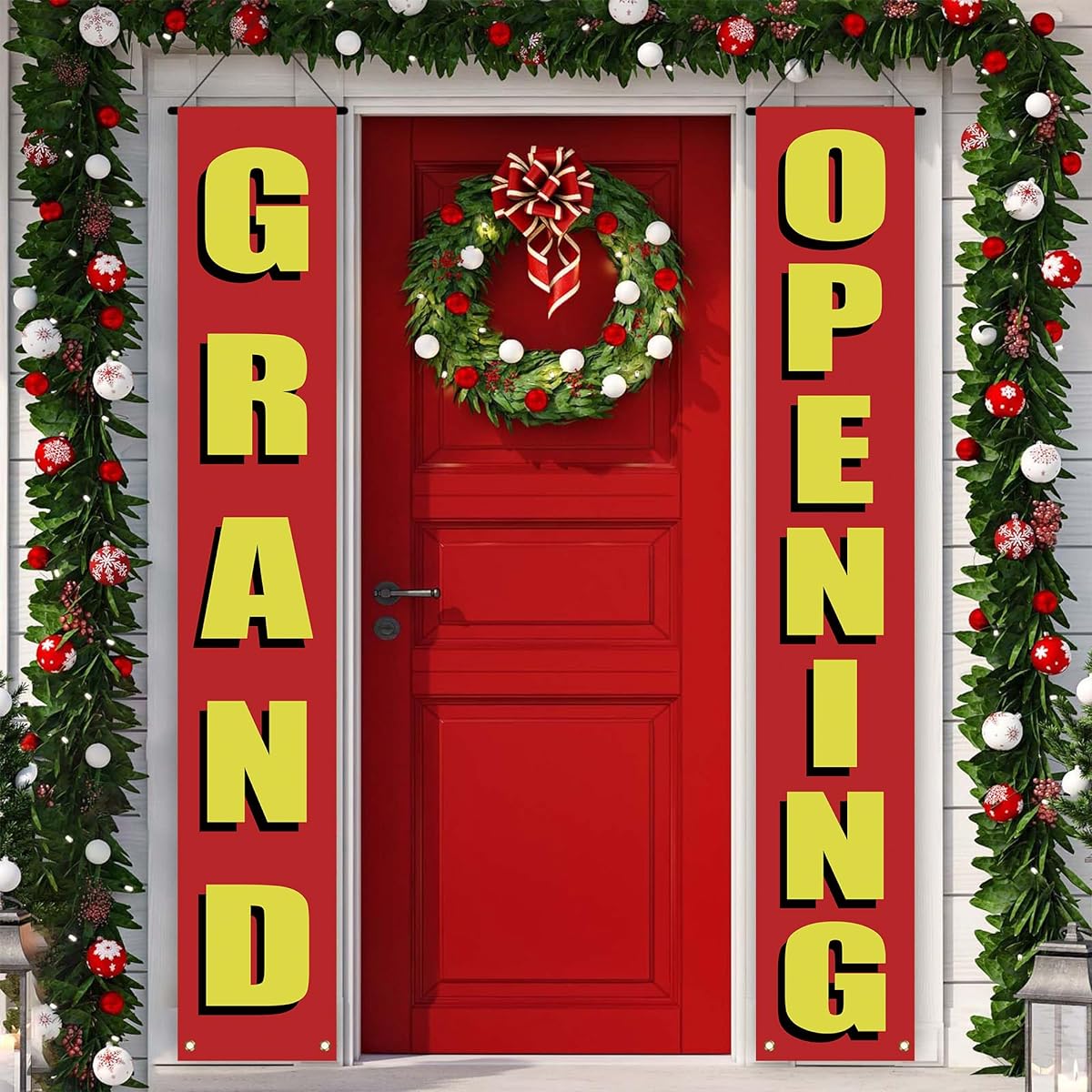 Grand Opening Decor Now Open Decoration Now Open Banner Business Opening Season Open Sign Business Grand Opening Decoration