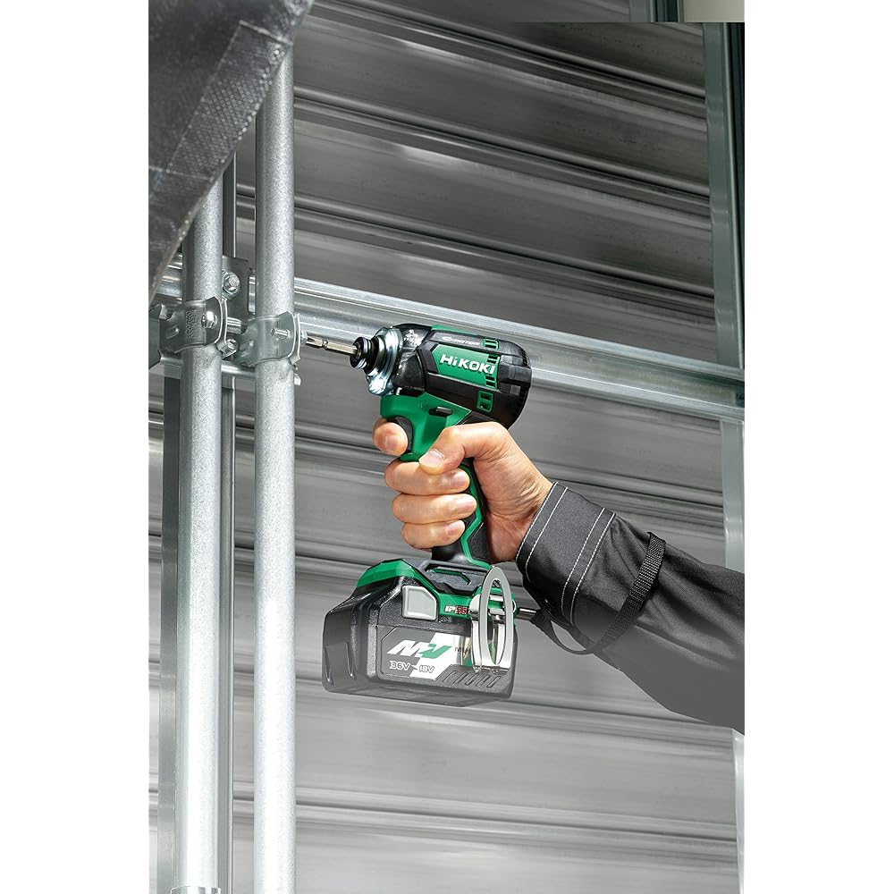 HiKOKI 18V Rechargeable Impact Driver Maximum Tightening Torque 180N・m Flare Red Storage Battery/Charger/Case/Bits Sold Separately WH18DC (NNR)