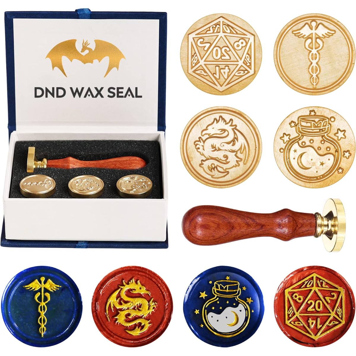 DND Wax Seal Stamp Gift Box Set Dungeons & Dragons