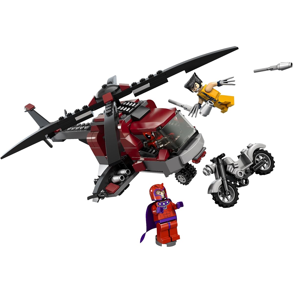 LEGO Wolverine Custom Bike Showdown 6866 [Parallel Import]