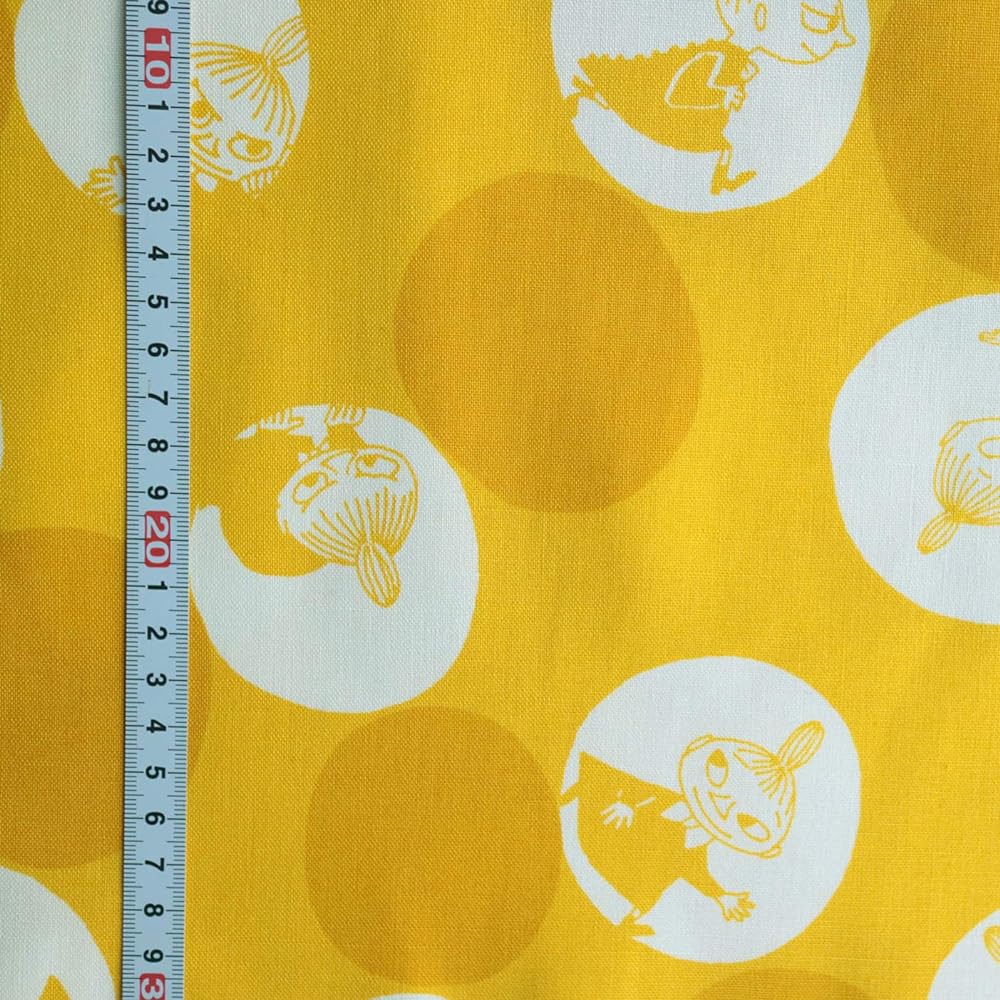 Quarter Report (MOOMIN) Moomin Duvet Cover Single Polka Dot My Yellow Approx. W150 x H210cm Comforter Case Sold Separately (Zipper Type) [Made in Japan]