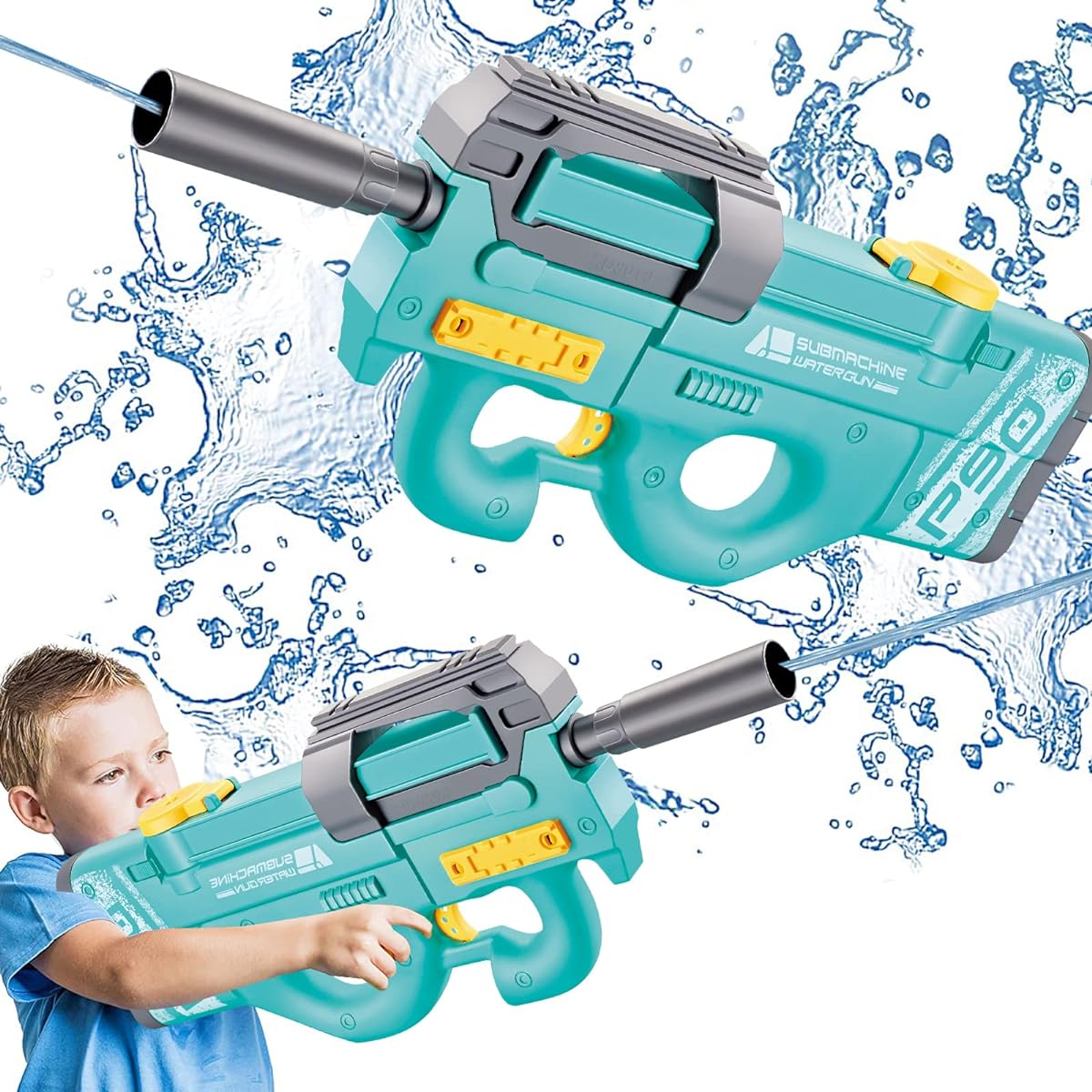 Water Gun for Adults & Children Water Blaster Squirting Gun (Green)