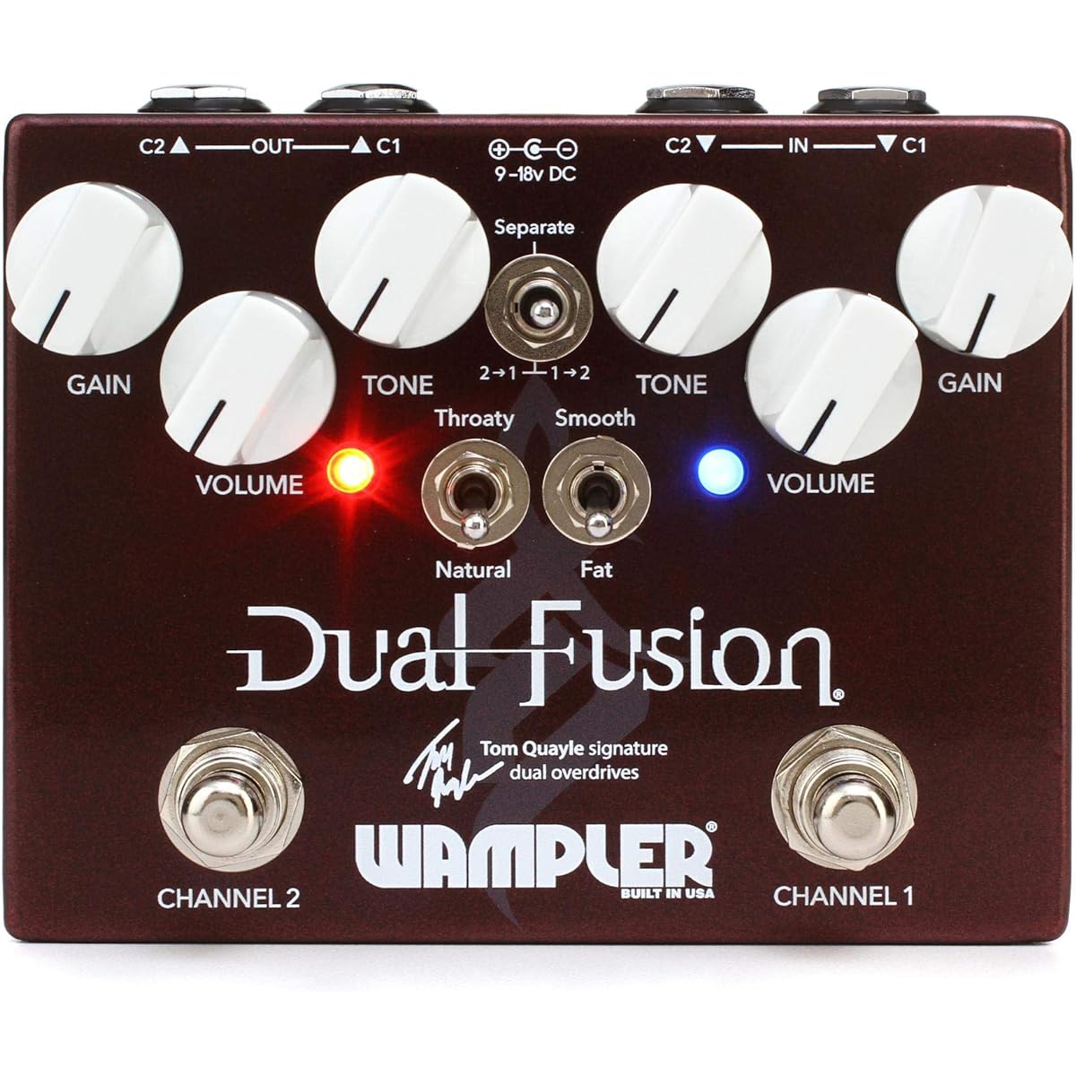 Wampler Pedals Overdrive Effects Pedal Dual Fusion [Official Import]