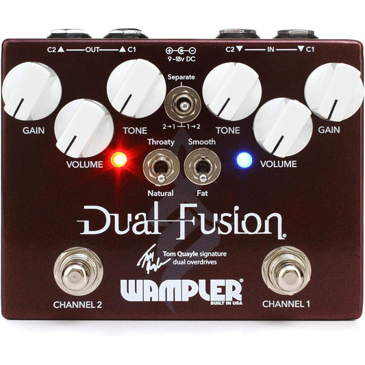 Wampler Pedals Overdrive Effects Pedal Dual Fusion [Official Import]
