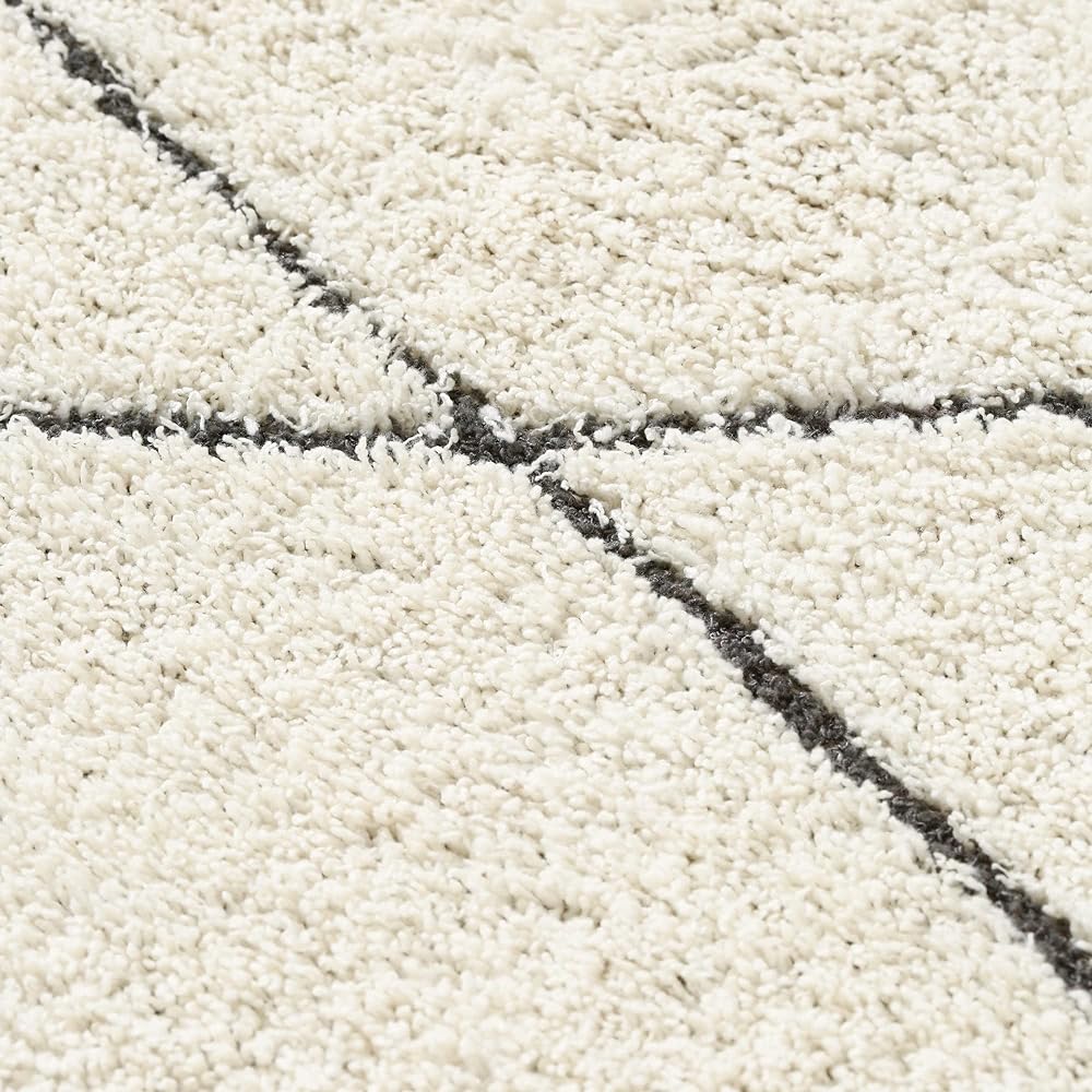 Francfranc Lattice Hot Carpet Rug M Ivory