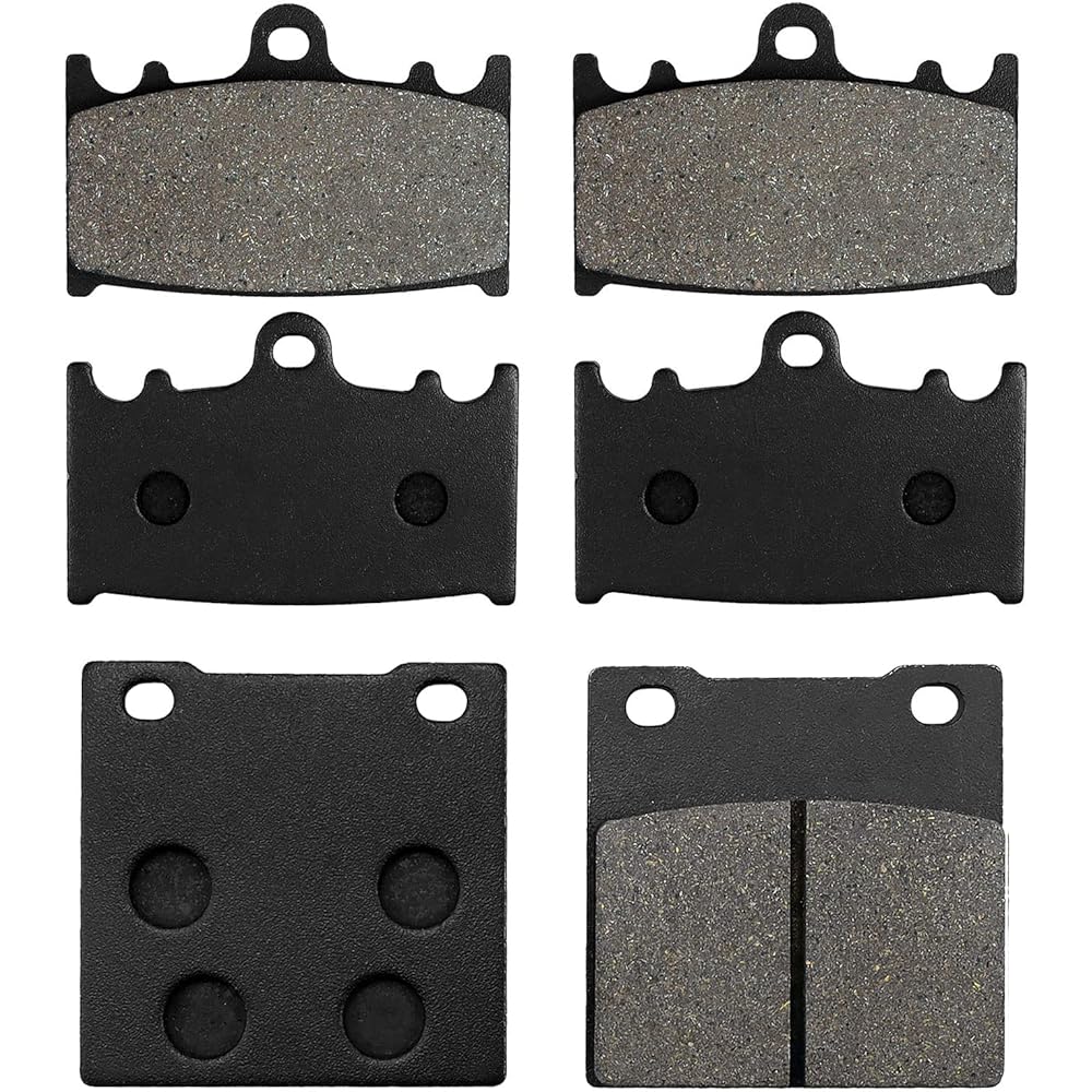 Brake Pads Front and Rear Compatible with Suzuki GSXR 600 1997-2003 / GSXR 750 2000-2003 / TL 1000 S 1997-2001
