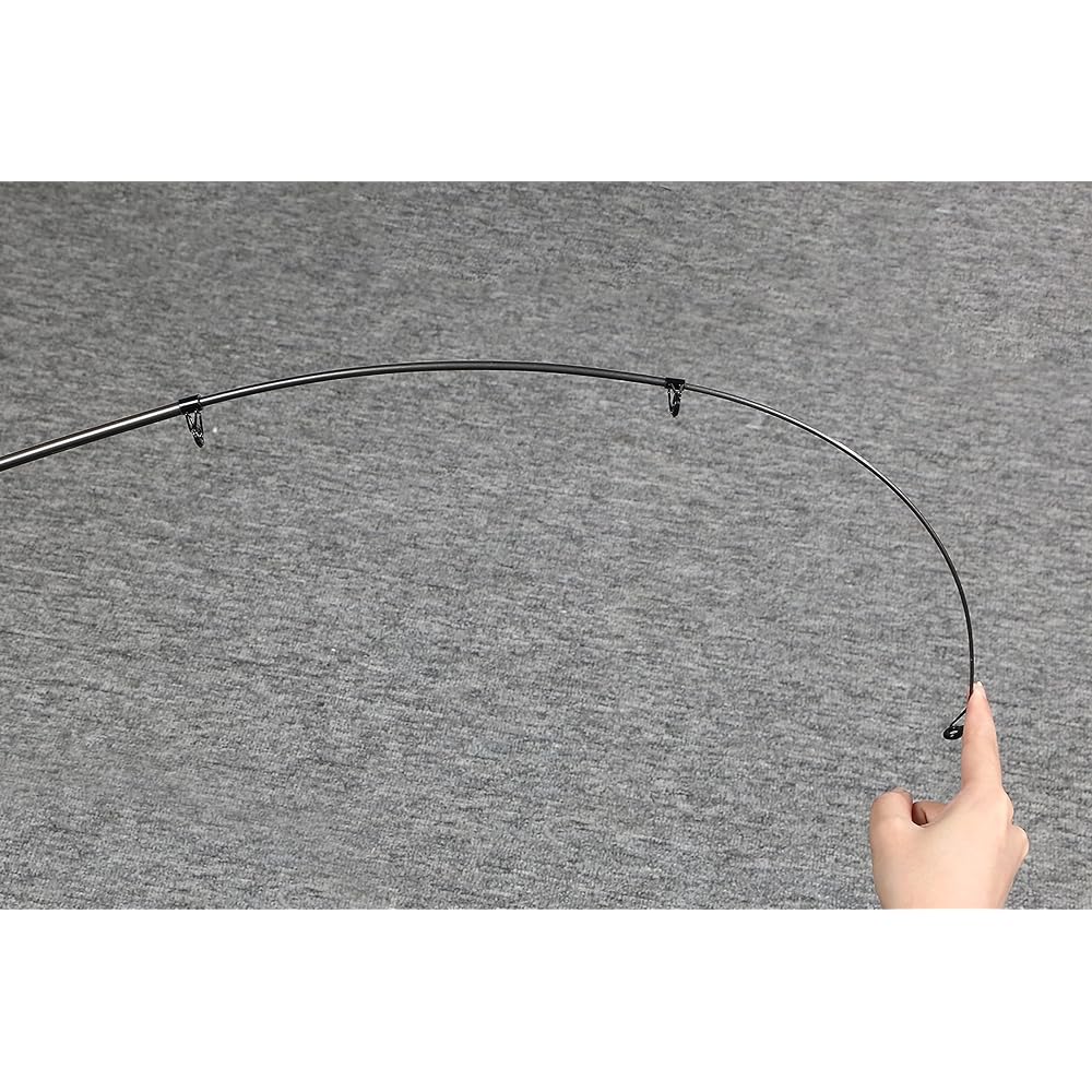 VILTAGE Compact rod approximately 200cm for spinning, approximately 32cm when stored, storage case included, fitted grip
