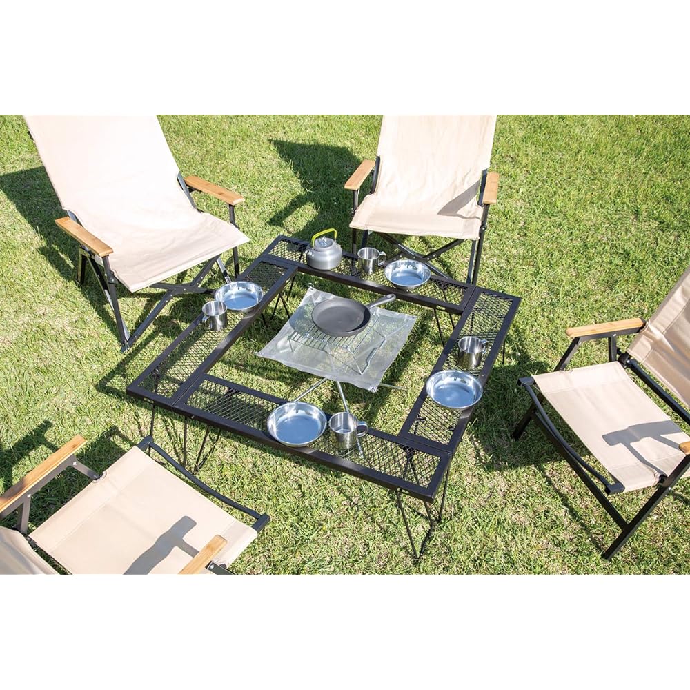 BUNDOK Multi Bonfire Table BD-239 Rearrangeable Storage Case Included Outdoor