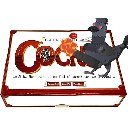 Right or Racist Cox Box - Funny White Elephant Gift - Two Games in One
