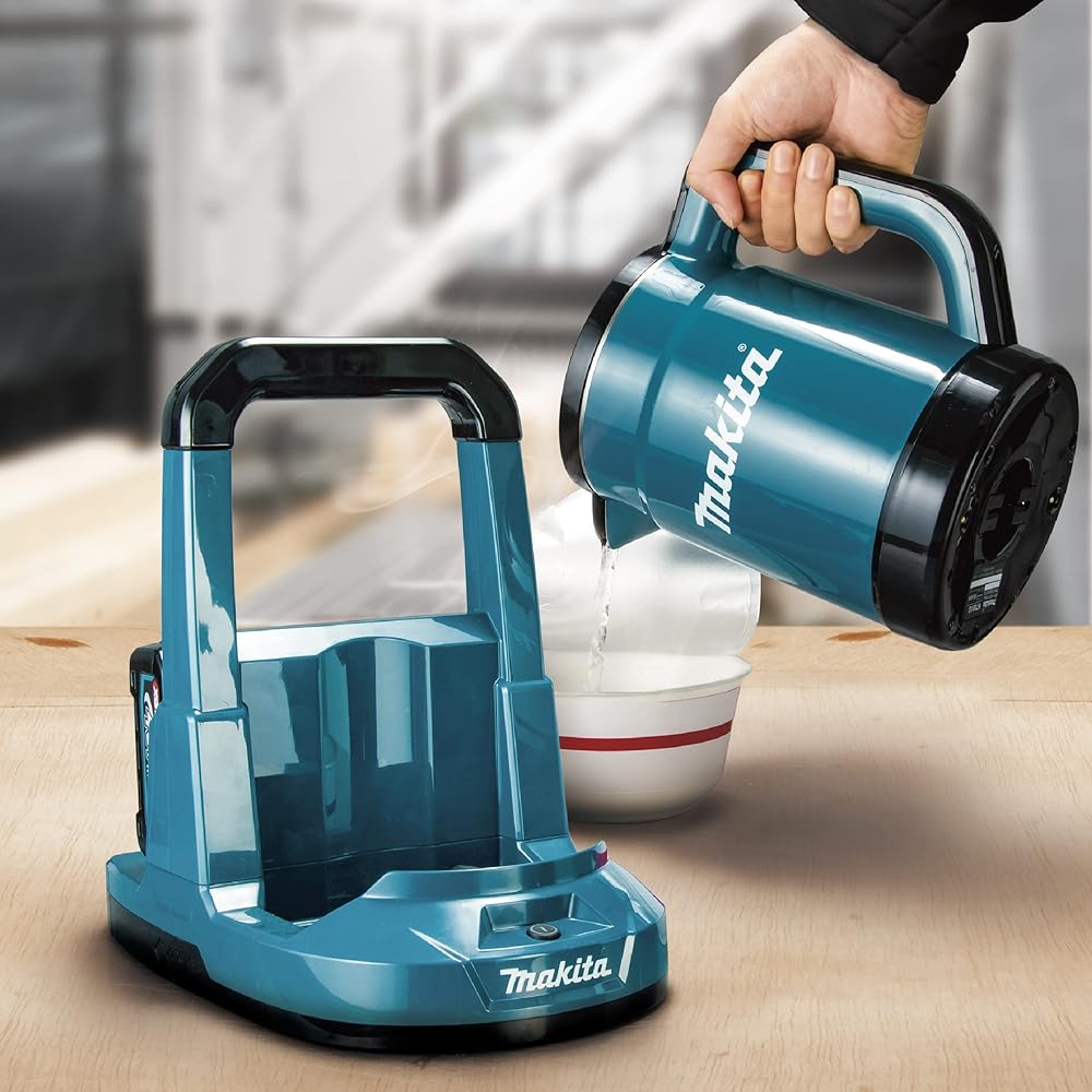 Makita Rechargeable Kettle (Olive) 40Vmax Battery/Charger Sold Separately KT001GZO