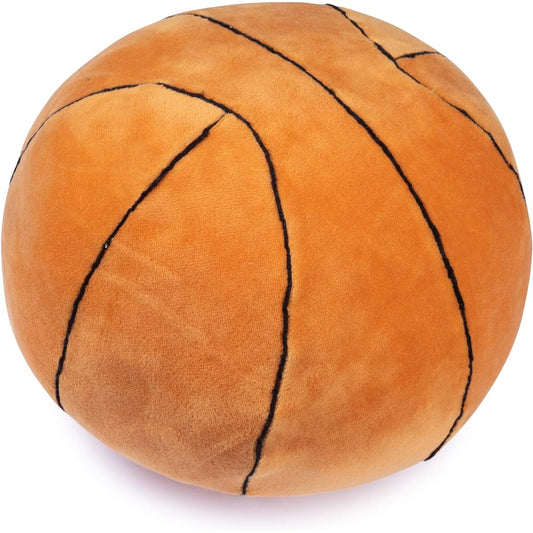 Stuffed Basketball | Fluffy Stuffed Animals | Soft Basketball Stuffed Animals | Basketball Stuffed Animals | Gifts for Toddler Boys | 8" Diameter