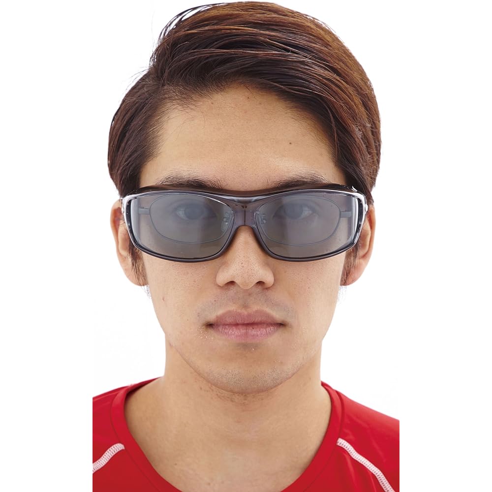 AXE Sunglasses, For Bad Weather/Low Light, UV Protection, Polarized Lenses, Ensures Visibility Over 180 Degrees, Can Wear Large Glasses, SG605P