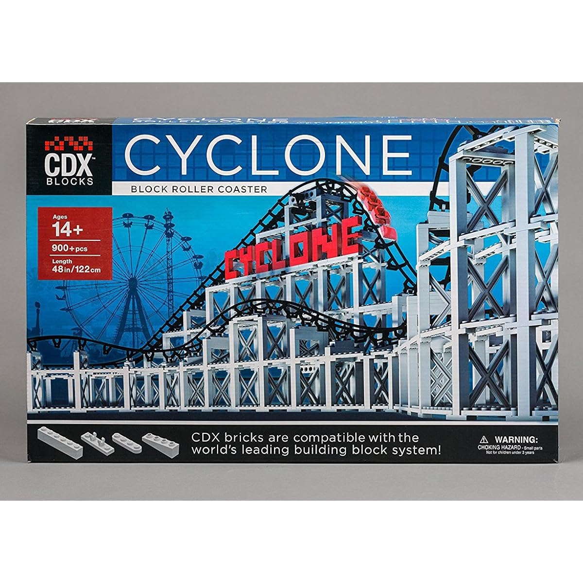 LEGO Compatible Cyclone Roller Coaster/CDX Blocks The Cyclone Roller Coaster Toy (Not available in Japan)