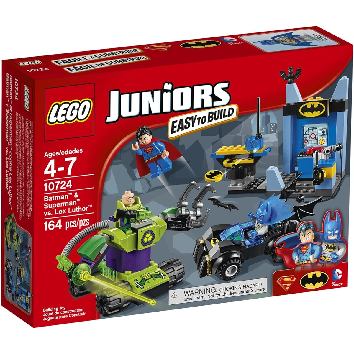 LEGO 10724 Batman & Superman vs Lex Luthor Building Kit (164 Piece)