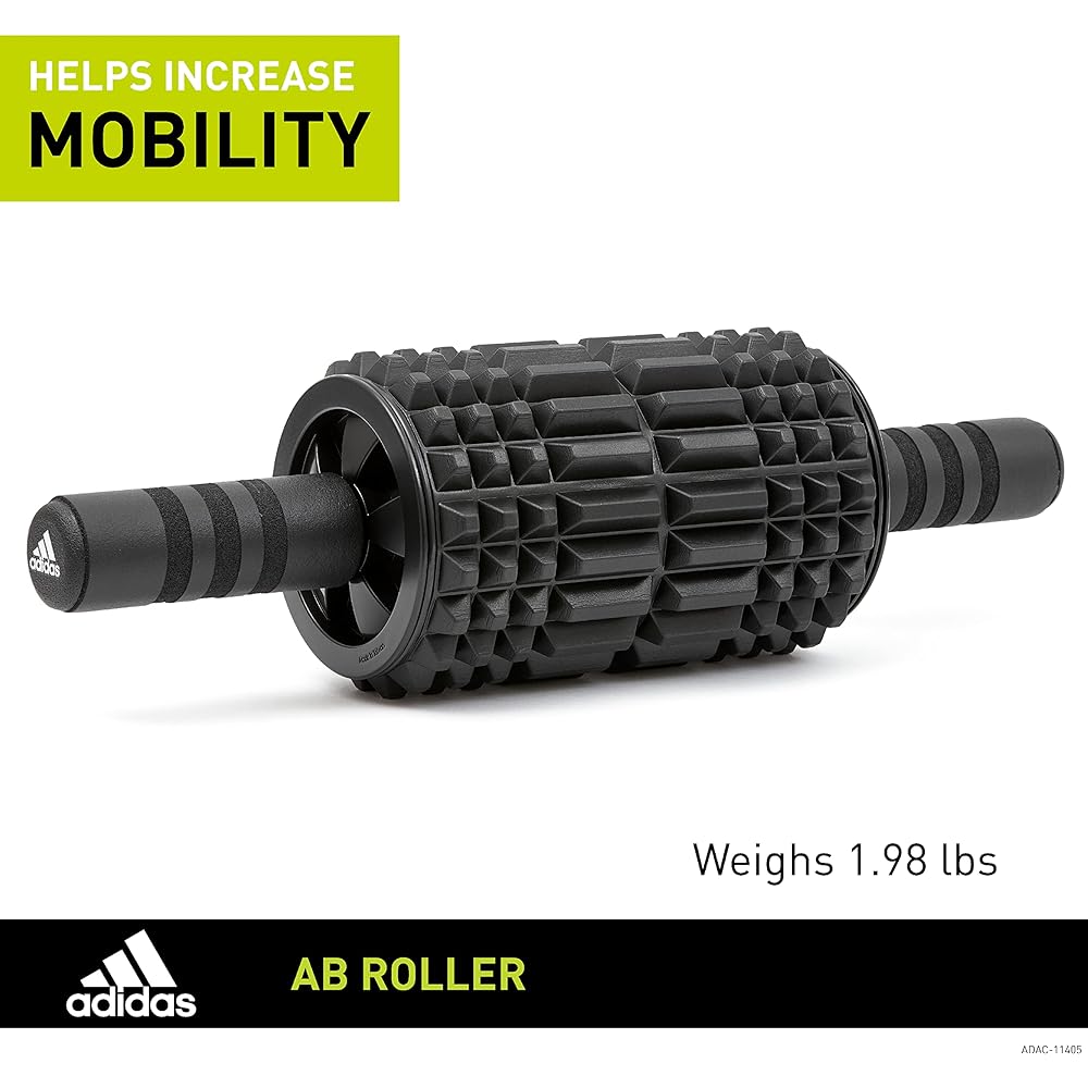 adidas Foam Ab Roller Black Abdominal Muscle Training Myofascial Release Recovery ADAC-11405