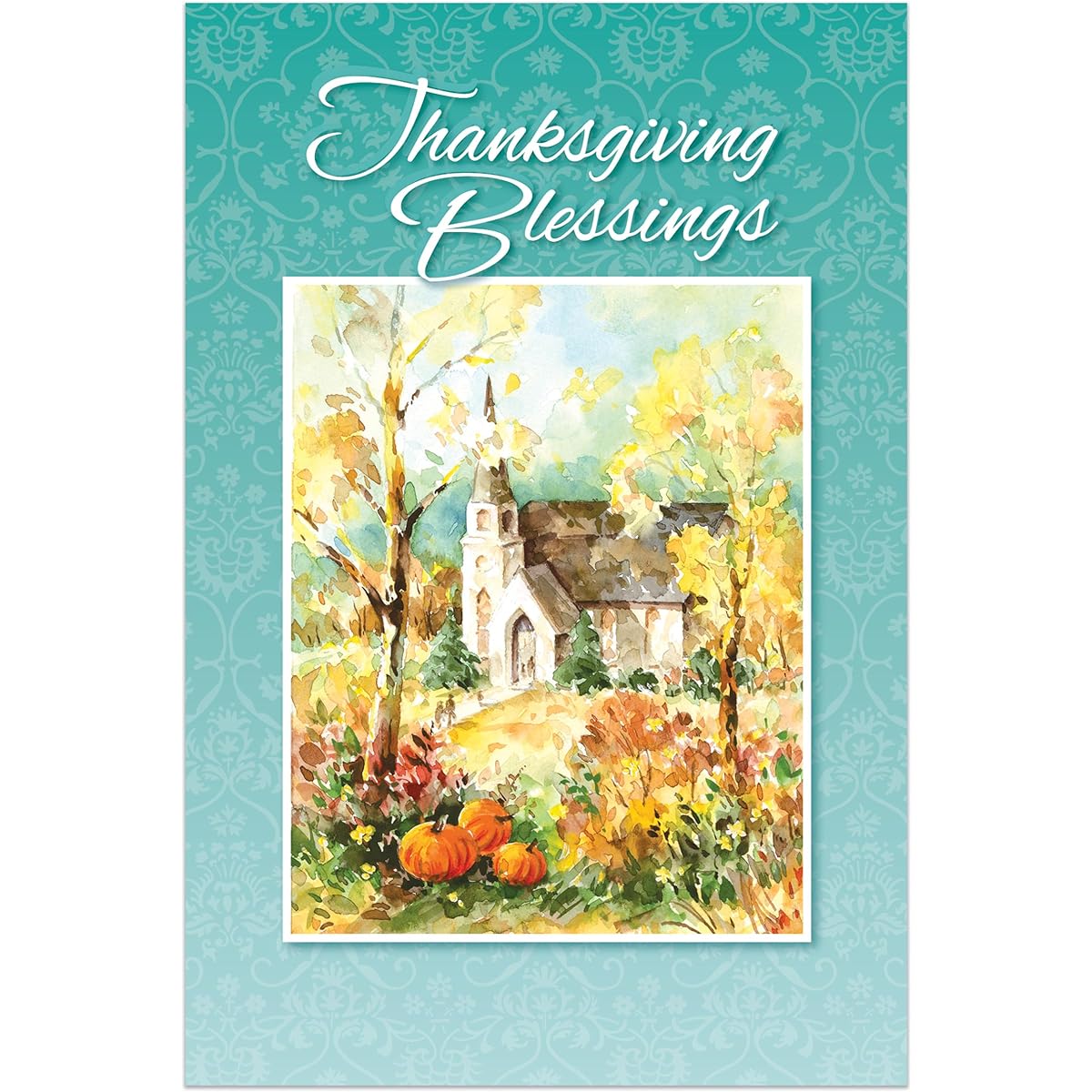 Fravessi Thanksgiving Boxed Greeting Cards Multipack Set (4x6) | 16 Cards + 17 Envelopes (Autumn Blessings)