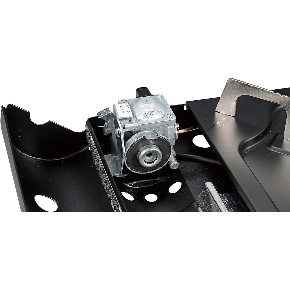 CAPTAIN STAG Barbecue Grill Stove Cassette Stove Tabletop Portable Cassette Stove Black UF-0028 Width 342 x Depth 270 x Height 86 mm