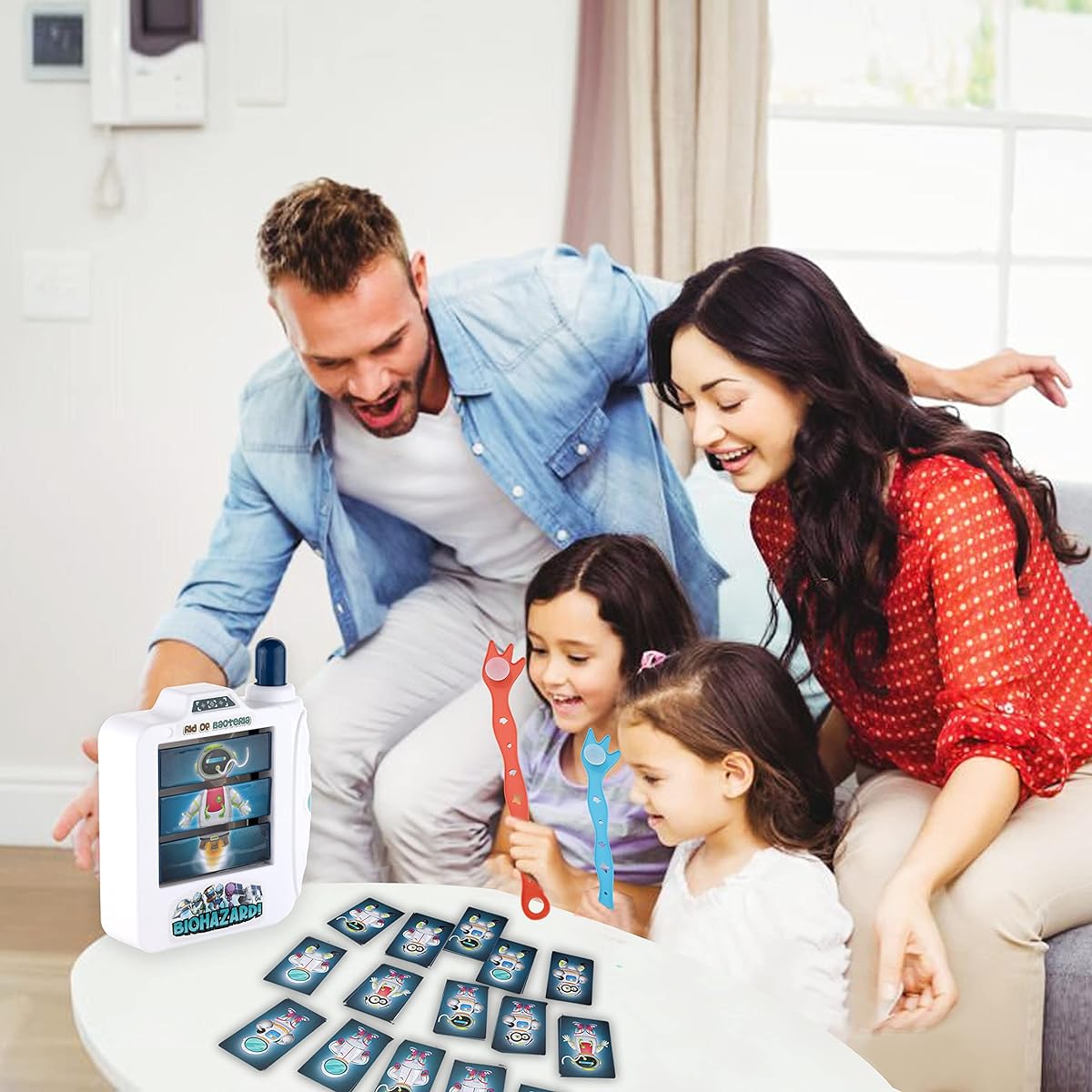 Mobile Card Game Competition Agility Identify Shapes Family Car Game Friendly Party Game Age 4 5 6 7 8 9 10 11 12 Teens & Kids - Board Game for 2-4 Players
