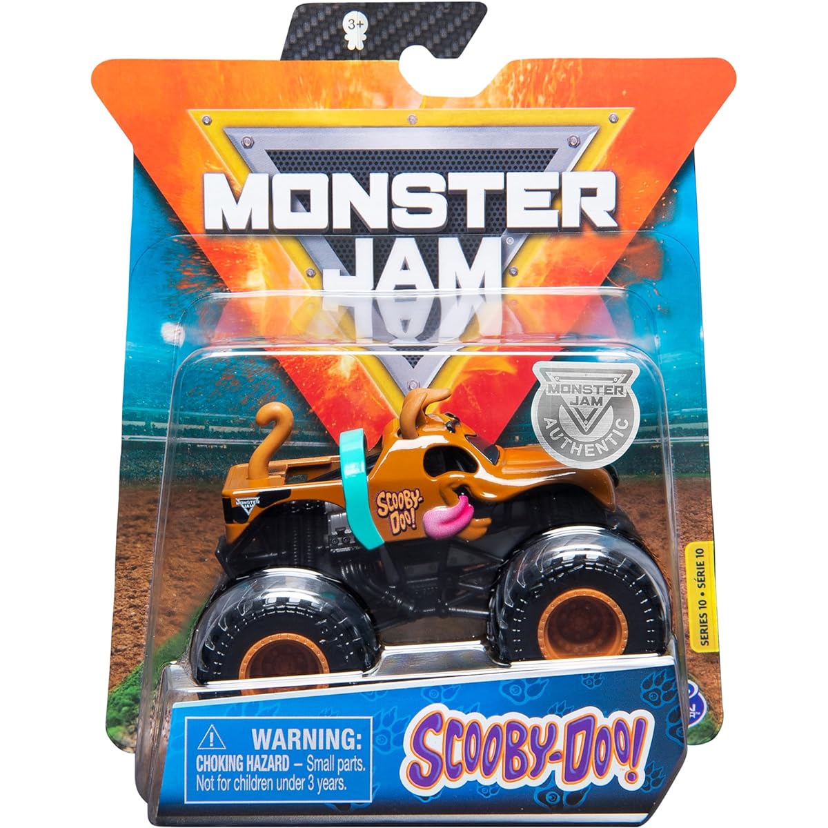 Monster Jam Official Scooby-Doo Truck Diecast Car Rough Crowd Series 1:64 Scale