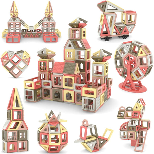 , Ranking, Building Blocks, Magnetic Toys, Magnetic Blocks, Building Blocks, 3D, Magnetic Blocks, Children, Educational Toys, Model DIY, Creative, Cute, Toddlers, Birthday, Kindergarten, New Year, Gift, Baby Shower, Christmas, Gift, Storage Case Included