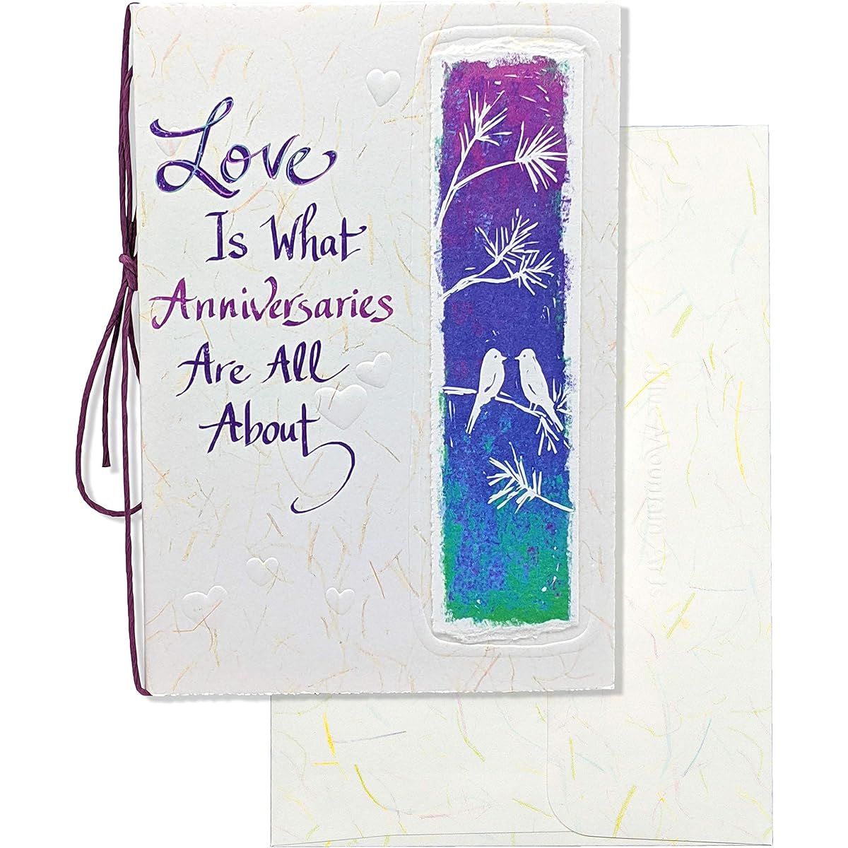 The Blue Mountain Arts Greeting Card "Love Is What Anniversaries Are All About" is the perfect way to say "I Love You" to your husband, wife, or significant other.