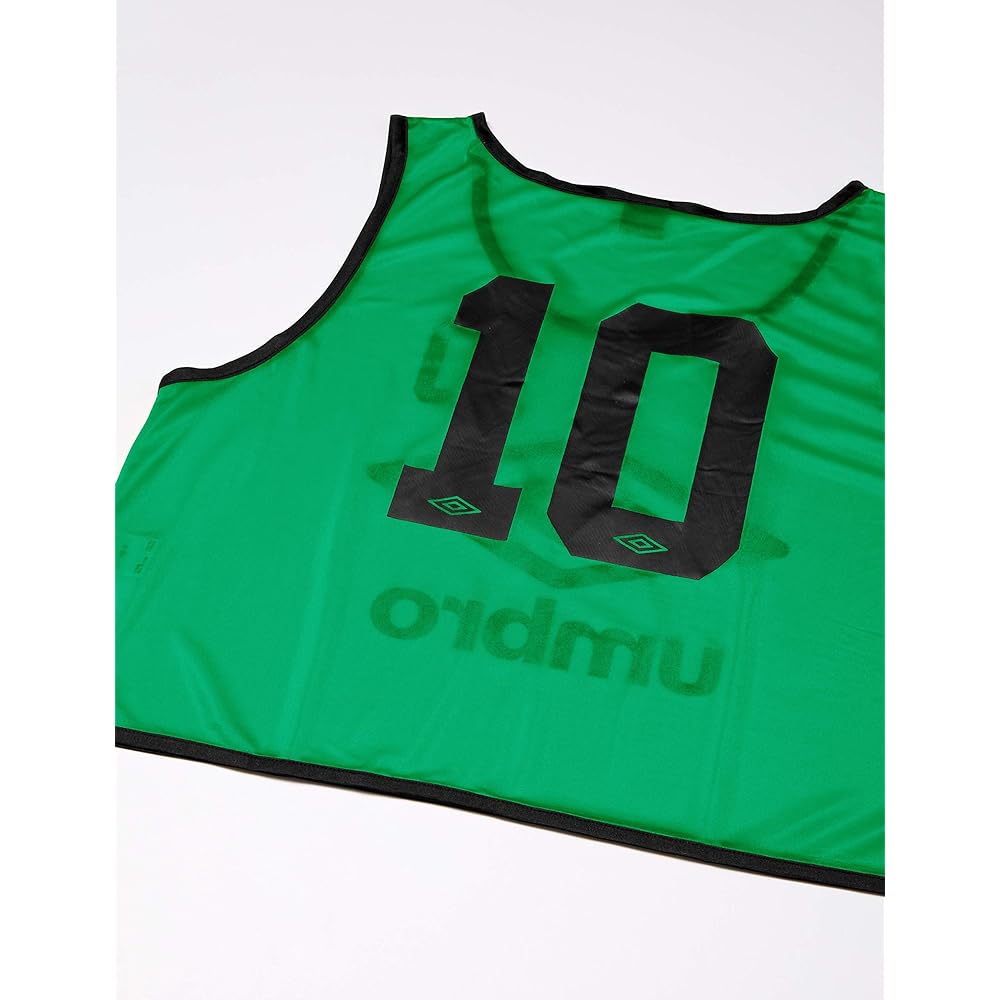 [Umbro] Bibs Set of 10, Numbered, with Bag, Soccer, Futsal, Basketball, Practice, Club Activities, Unisex KLY FREE