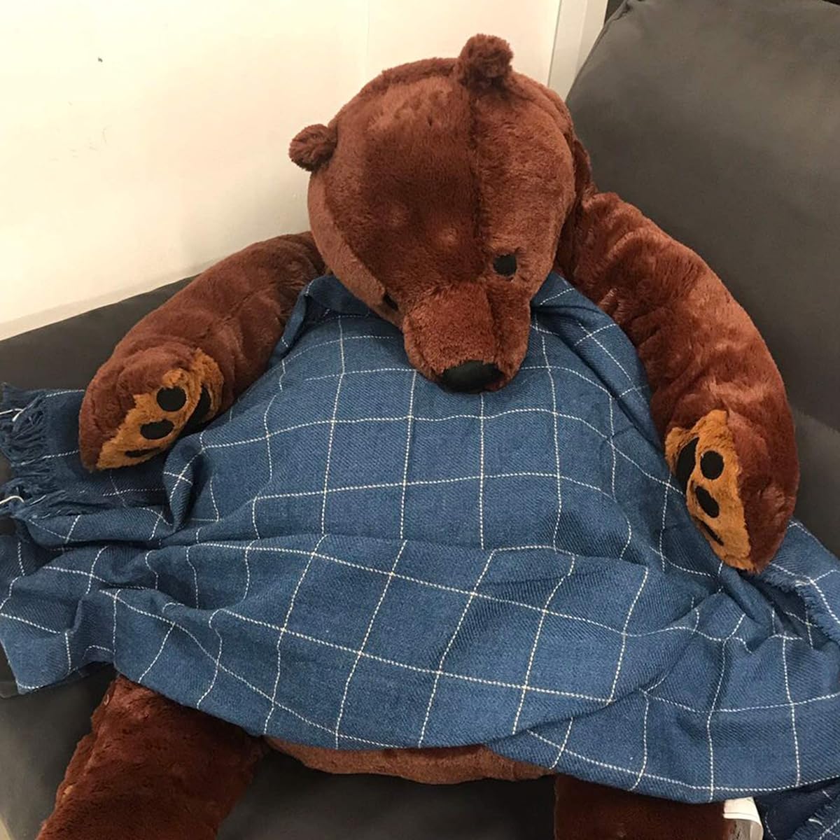 Djungelskog Bear 31.5" - Soft Giant Bear - Cuddly Plush Toy - Ideal Gift for Kids, Boys, Girls, Girlfriend - Super Soft and Cuddly!