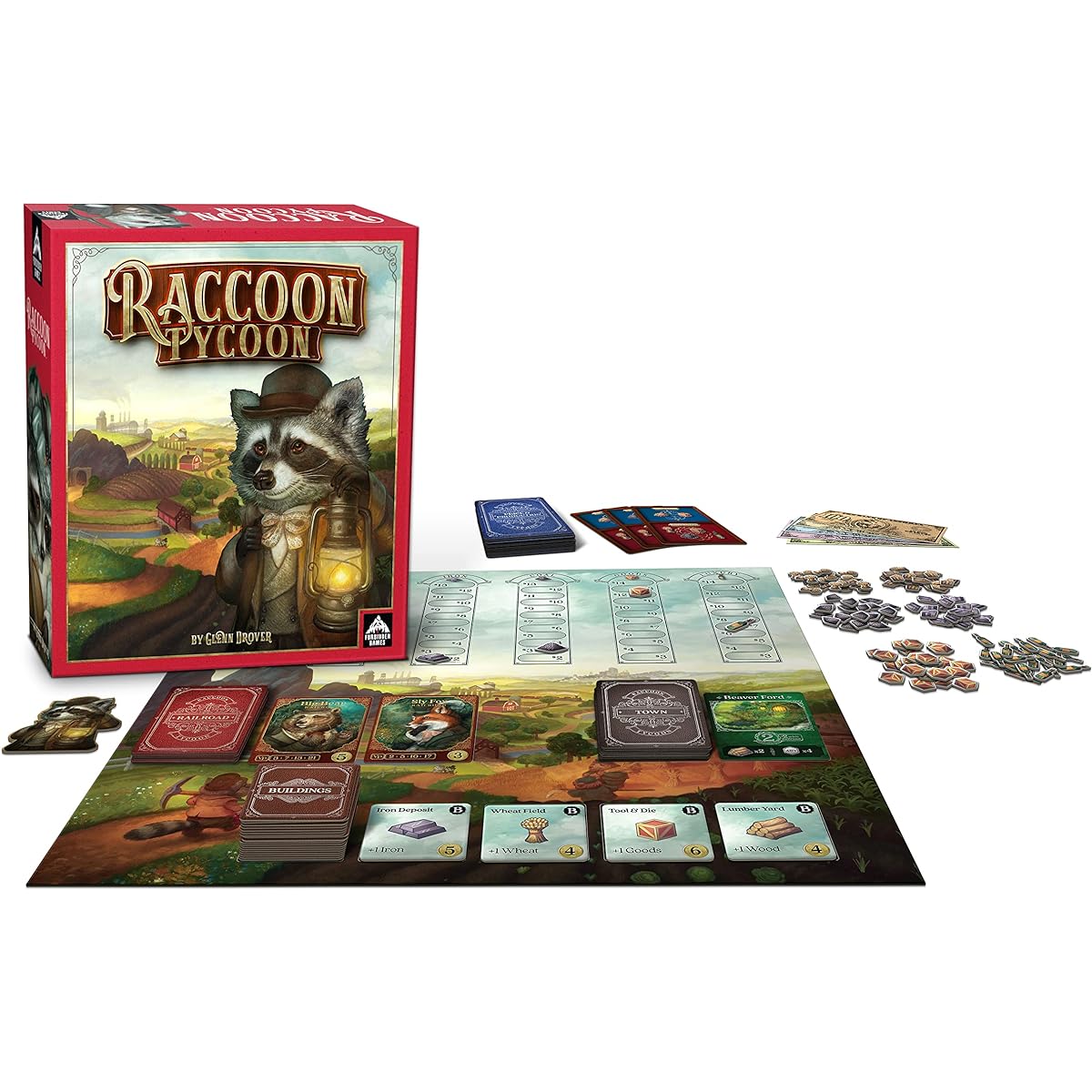 Forbidden Games - Raccoon Tycoon (Standard Edition) - Board Game