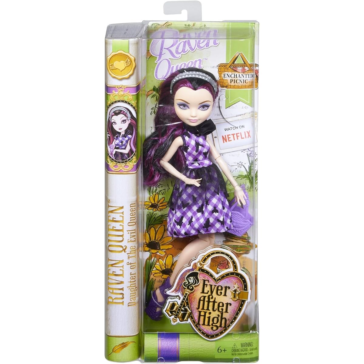 Ever After High Enchanted Picnic Raven Queen Doll [Parallel Import]