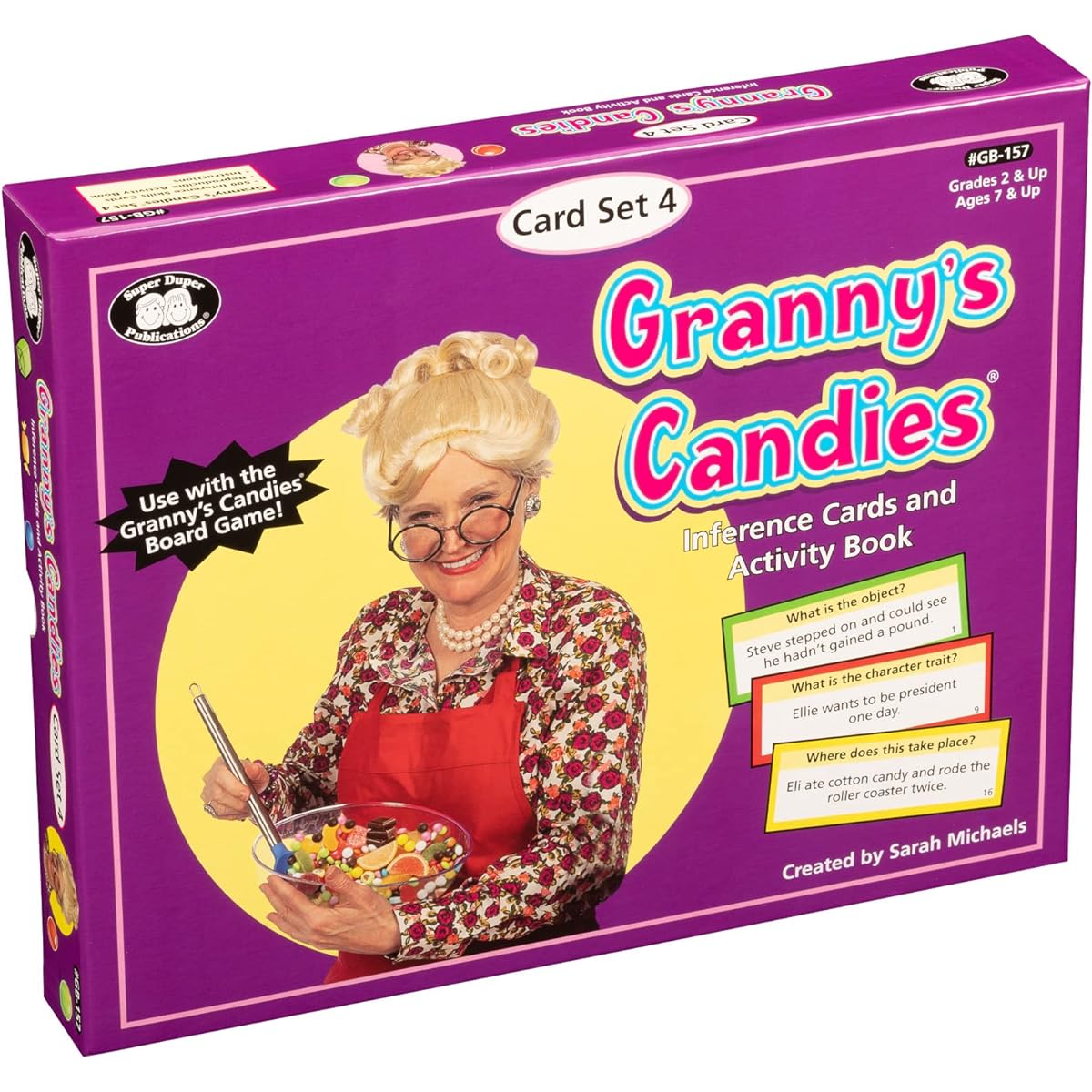 Super Duper Publications Grandma's Candy Vocabulary & Word Meaning Game Suggestion Cards (Add-On Set 4) Educational Learning Resources for Kids