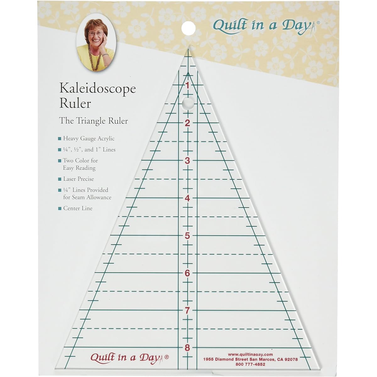 Quilt In A Day Kaleidoscope Ruler - (Parallel Import) [Parallel Import]
