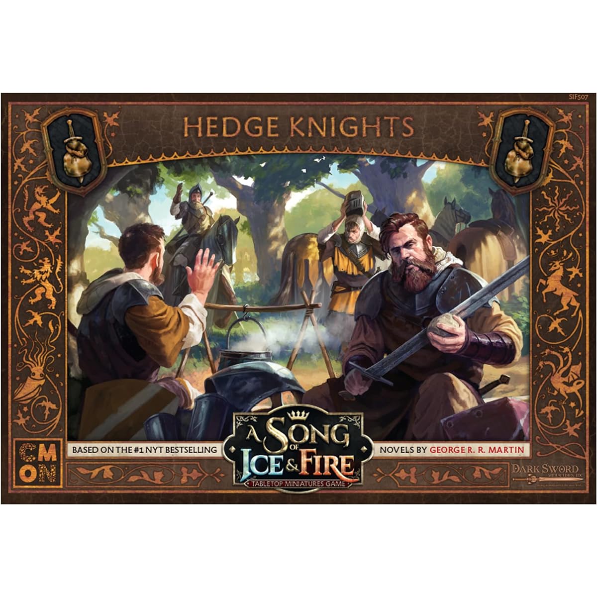 A Song of Ice and Fire Tabletop Miniatures Hedge Knights Unit Box by CMON - Fearsome Mercenaries for Battle Strategy Game for Adults, Ages 14+, 2+ Players, 45-60 Minute Play Time