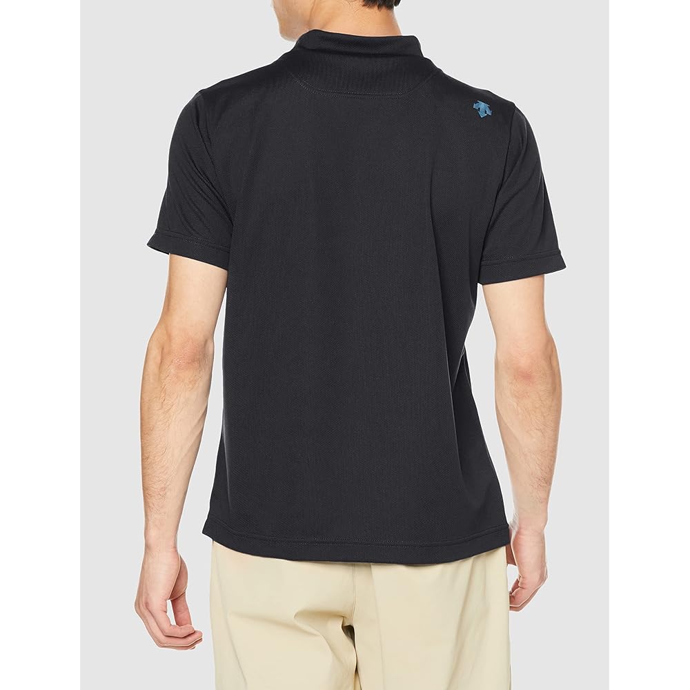 [SRIXON] Short Sleeve Shirt [ZERO ROUND] Sweat Absorbent Quick Drying UV Care UPF15 Stretch Mock Neck Plain Simple Practice Golf RGMVJA01 Men's