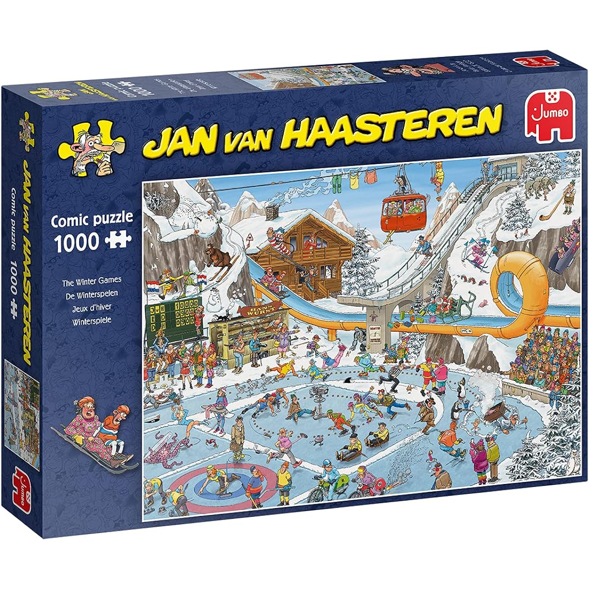 Jan van Haasteren - The Winter Games - 1000 piece puzzle