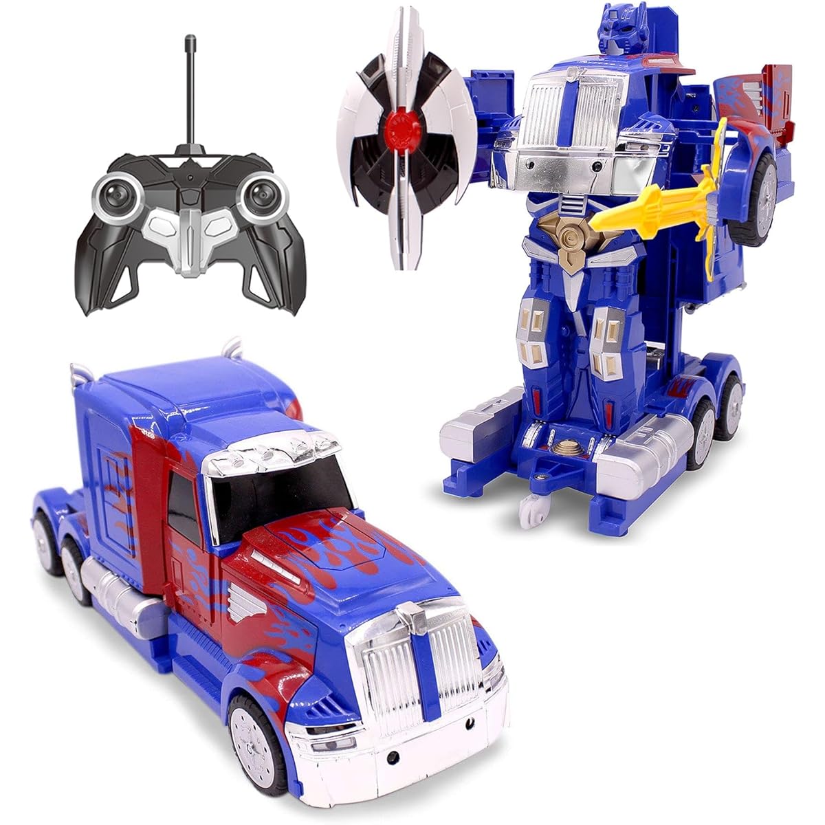 RC Car Robot Truck Remote Control Transforming Autobot
