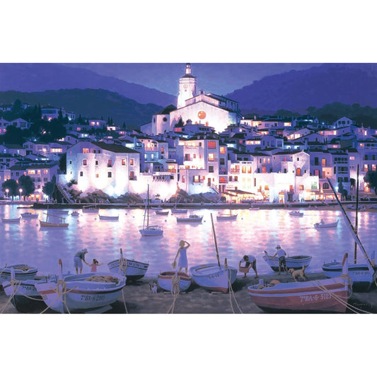 1000 Piece EPOCH Luminous Jigsaw Puzzle - Aim to be a Puzzle Master - Teppei Sasakura, Cadaques 2010 (50x75cm)