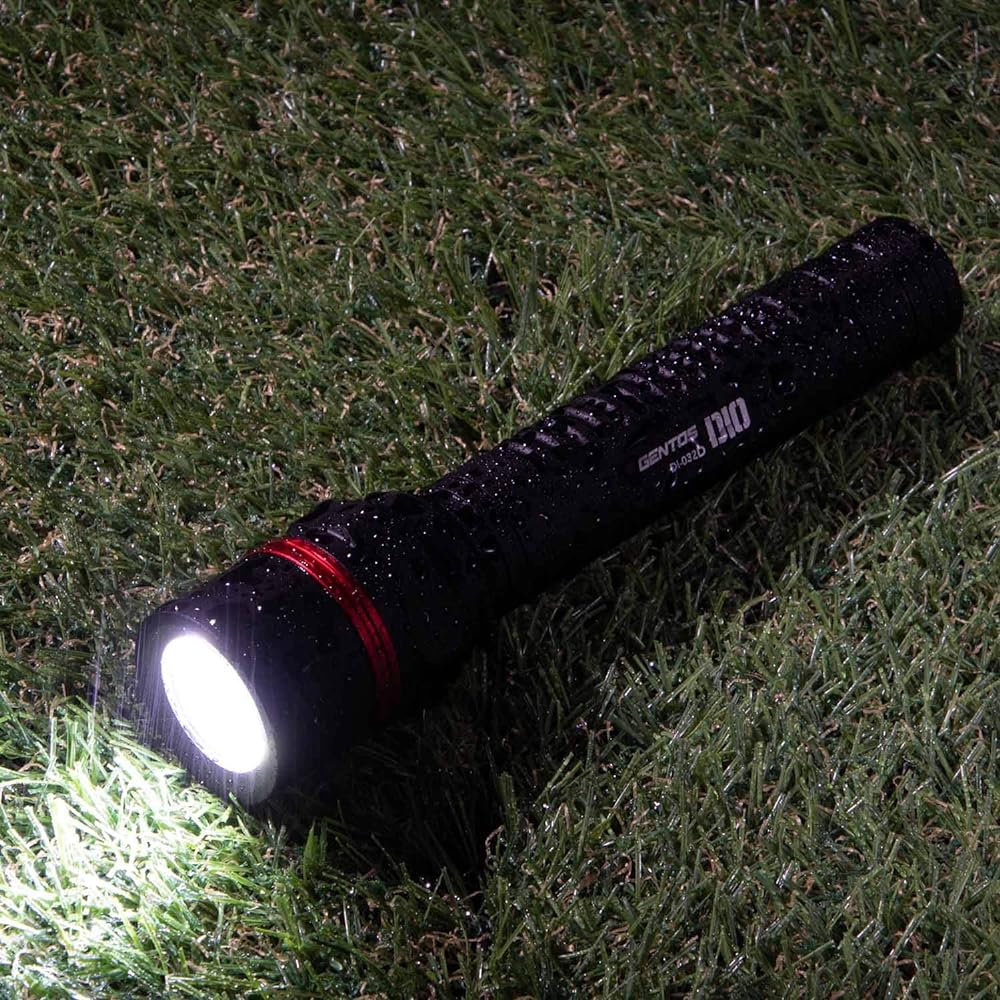 GENTOS Flashlight LED Light Battery Operated 350~400 Lumens DIO DI-032D/DI-043D