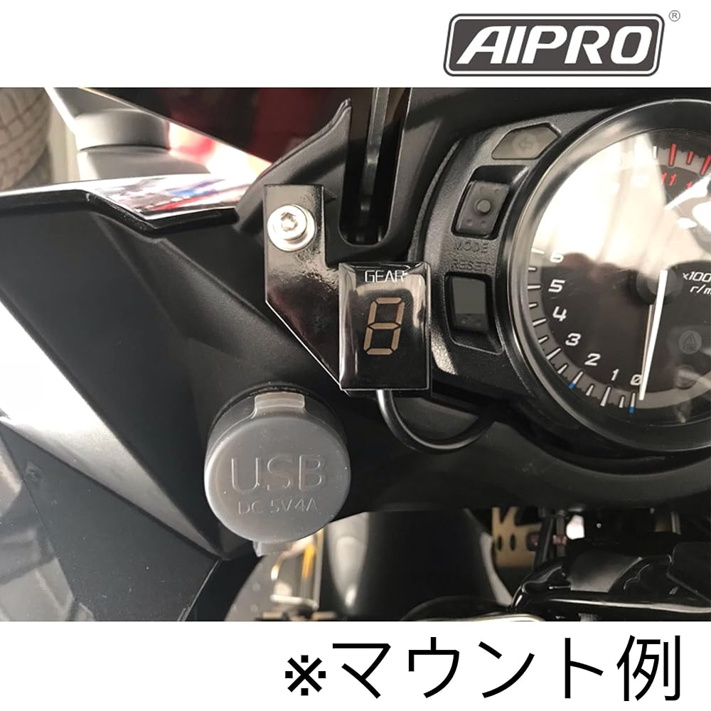 AIpro Ninja1000/Z1000SX exclusive "11-16" shift indicator gear position Ninja 1000 ZX1000G/H (green)